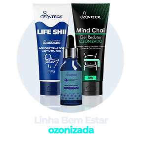 Produtos ozonizados linha bem estar Ozonteck BH